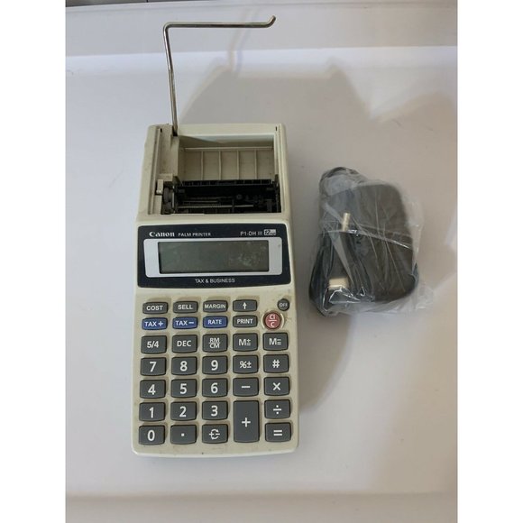 Vintage Canon P1-DH III Palm Printer 12 Digit Tax & Business Calculator‎ - Picture 1 of 6